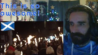 Reacting to the Scottish New Year Traditional HOGMANAY Party [upl. by Hintze]