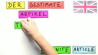 Der bestimmte Arikel  Definite article  Englisch  Grammatik [upl. by Canty]