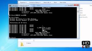 MS DOS Tutorials  Create Rename and Copy Folder  Part 3 [upl. by Jimmy]