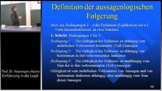 Aussagenlogik 5b Logische Folgerung  Definition [upl. by Gardel]