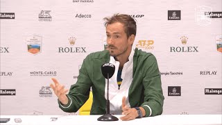 ATP  MonteCarlo 2024  Daniil Medvedev  quot Les JO beaucoup de choses sont injustes dans la viequot [upl. by Reginald]