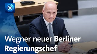 Wegner im dritten Anlauf zum Regierenden Bürgermeister von Berlin gewählt [upl. by Belden121]