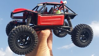 124 Scale 4x4 Offroad RC Car  Rack Antelope Unbox and Test [upl. by Gilges]