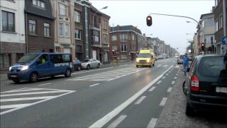 23052012 Aankomst brandweer Gent bij zwaar verkeersongeval in SintAmandsberg v2 [upl. by Naujud]