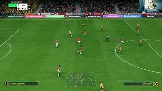 Salford City vs WolverhamptonMy reactions and comments gameplay EA Sports FC 25 [upl. by Adekram]