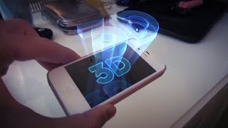 Come trasformare il tuo smartphone in un proiettore olografico 3D 4K [upl. by Finzer248]