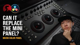 Pro Colorist Reviews DaVinci Resolve MICRO COLOR PANEL [upl. by Hannaj449]