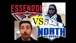 MELBOURNE Essendon VS North Melbourne AFL 22072017 VLOG 5 [upl. by Alejandra774]