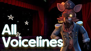 Captain Foxy All Voicelines Help Wanted 2 [upl. by Lalla]