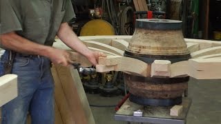 1700s French Cannon Wheels A Unique Wheelwright Design [upl. by Anawyt]