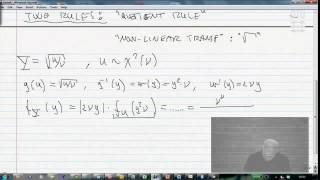 EXTRA MATH 8D Derivation of the tdistribution [upl. by Eidac]