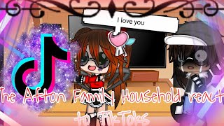 The Afton Family Household reacts to TikToks SwearingMY AU [upl. by Ysteb]