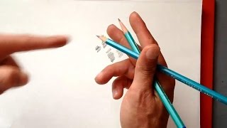 Usar 2 Lapices en una mano Hand Trick 2 pencils [upl. by Felecia]