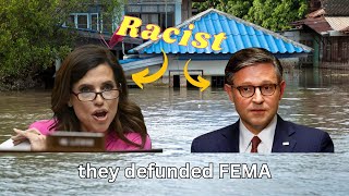 Bigots Defunded FEMA amp Blamed IMMIGRANTS [upl. by Suoivatnom]