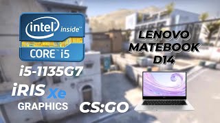 CSGO on Intel Core i5 1135G7  iRIS Xe Graphics  8GB RAM 1024x768 low settings [upl. by Sumer651]