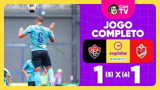 JOGO COMPLETO VITÓRIA X IBRACHINA  TERCEIRA FASE  COPINHA 2024 [upl. by Sivrat]