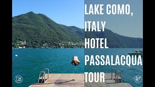 Private Tour of the Number One Hotel in the world the Luxurious Hotel Passalacqua in Lake Como Italy [upl. by Scrogan]