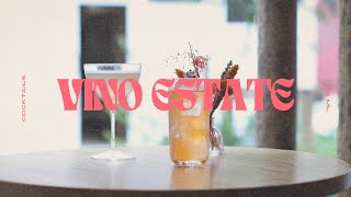 Comment faire un cocktail avec du vin blanc  LA RECETTE DU VINO ESTATE [upl. by Wakeen]