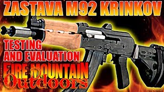 Zastava PAP M92 Krinkov with SB47 from Century Arms  Review and Demonstration [upl. by Suirad]