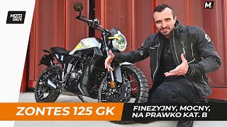 Zontes 125 GK 🏍 miejski scrambler na samochodowe prawko 🏍 WRAŻENIA Z JAZDY [upl. by Yrohcaz]