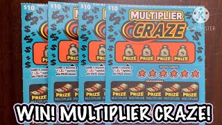 WIN MULTIPLIER CRAZE CA Scratchers [upl. by Gwynne]