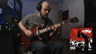 CKY  Disengage The Simulator  Guitar Cover [upl. by Aerdnahc941]