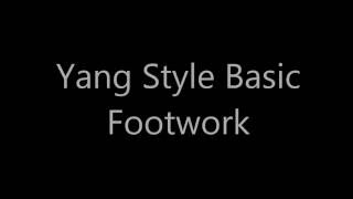 Yang Style Basic Footwork [upl. by Icnan]