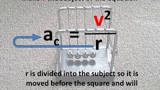 Rearranging formula  Physics [upl. by Bertina]