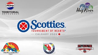 NWTCA Womens Scotties  Draw 3  Galusha vs Delorey [upl. by Doti]