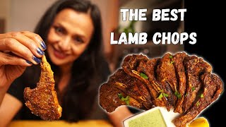 The BEST LAMB CHOPS  Indian Spiced Lamb Chops [upl. by Yelrebmyk631]