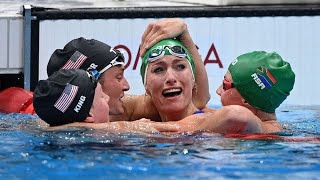 Tatjana Schoenmaker wins South Africas first gold medal at Tokyo 2020 Olympic Games Reaction [upl. by Swartz416]