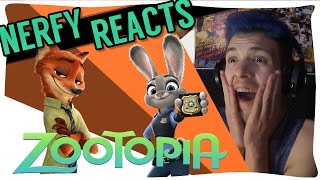 Nerfy Reacts  ZOOTOPIA All Trailers TV Spots and Promo Clips  ReactionCommentary [upl. by Kerad]