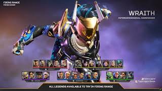 bangaloreWraith HeirloomWraith Prestige845 level140 legendrys14 master loadout skins video [upl. by Savick]