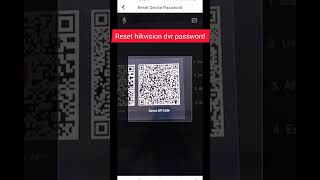 How to reset hikvision DVR password by mobile phone shorts cctvsystem [upl. by Anaiv99]