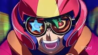 Yuya summons Dark Rebellion XYZ Dragon English Dub Japanese OST [upl. by Derril]