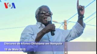 Discurso Afonso Dhlakama em Nampula 15 Maio 2015 [upl. by Grimaldi]