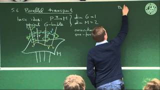 Parallel transport  Lec 23  Frederic Schuller [upl. by Rednaskela]