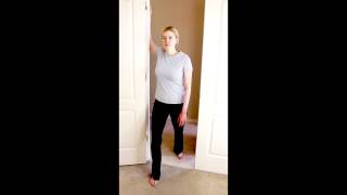 DOORWAY STRETCH  SINGLE ARM  HIGH hep2go [upl. by Ximena]