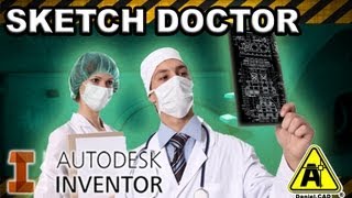 Autodesk Inventor  Comando Sketch Doctor [upl. by Annas524]