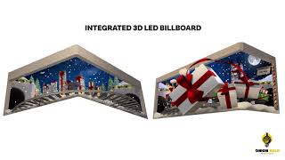 BGC Toy Diorama Naked Eye 3D Integrated Billboard [upl. by Minnie]