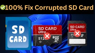 SD Card Repair 5 Methods to Fix Corrupted SD Card ✅New 202425 [upl. by Nytsuj705]