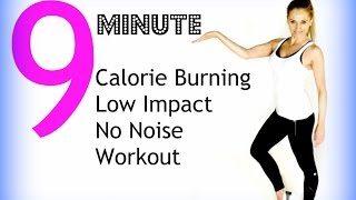 Calorie Burning Low Impact Workout  9 minutes and no noise [upl. by Anar]