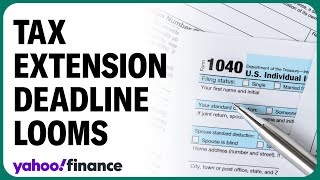 Tax extension deadline is Oct 15 What you should know [upl. by Ahsaela]