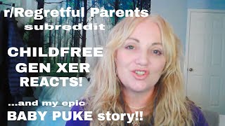 rRegretful Parents reaction and my epic baby puke story [upl. by Ittak96]