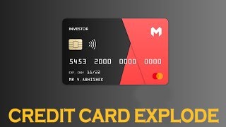 Credit card explode animation using css animation effects  cool css effects  css hover effects [upl. by Lebatsirc]