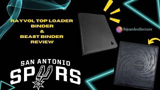 Rayvol top loader binder and the beast binder review for my basketball PC [upl. by Dleifrag283]