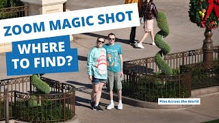 Where to find the Magic Zoom Shots  Disney PhotoPass  Walt Disney World  Memory Maker 2023 [upl. by Acihsay427]