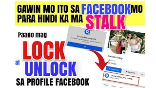 PAANO MAG LOCK NG PROFILE PICTURE SA FACEBOOK I HOW TO LOCK FACEBOOK PROFILE 2024 LATEST UPDATE [upl. by Deonne967]