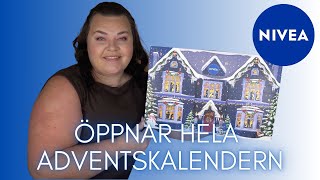 ÖPPNAR NIVEA ADVENTSKALENDER 2024 [upl. by Assirialc]