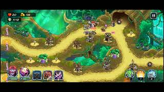 Kingdom Rush Alliance Ballista Outpost only Emerald Treetops [upl. by Atalante499]